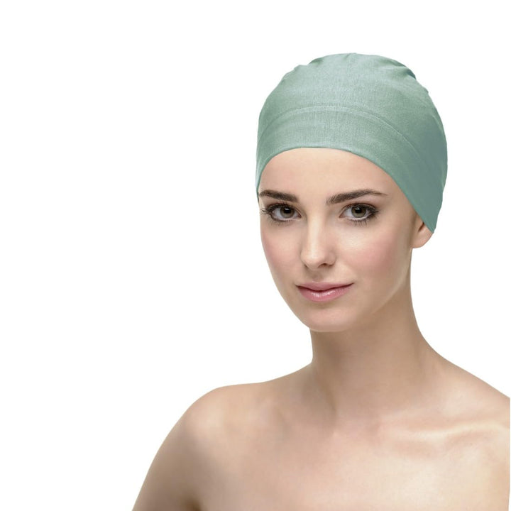 Natalia Bambus · Onkologische Schlafmütze und Haarausfall, Aquamarin 22