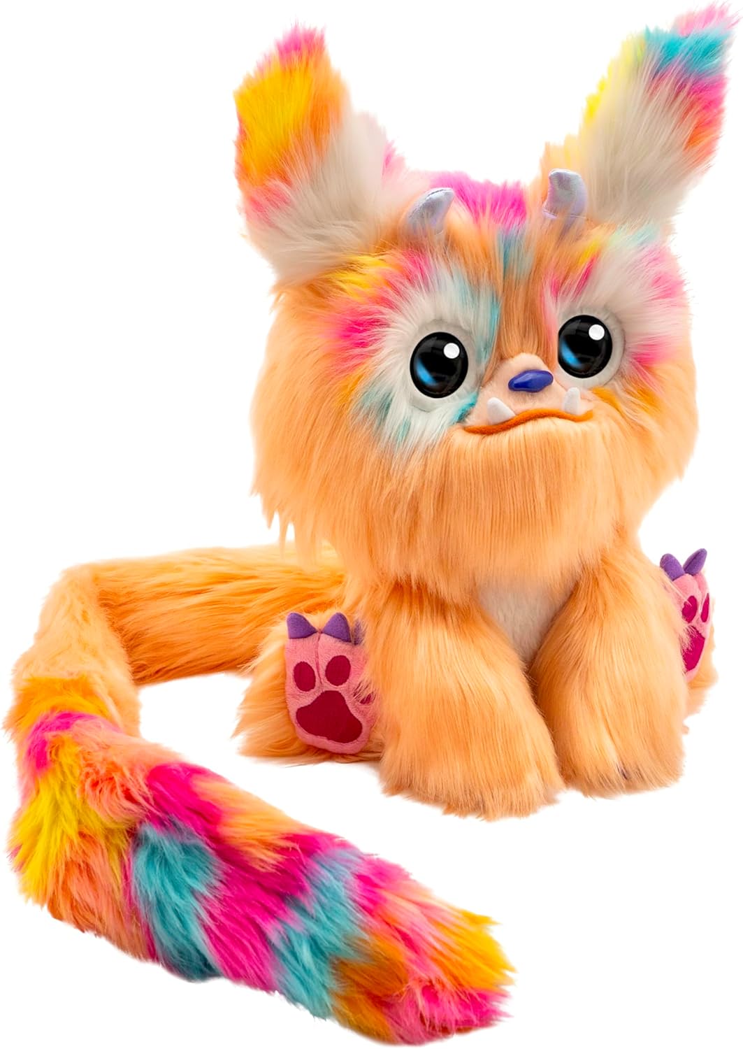 Cleo | Kuscheltier Plüsch-Schakalope| Interaktives Spielzeug für Kinder mit Mehr als 80 Realistische