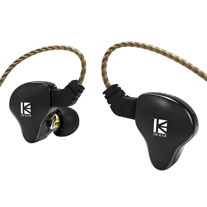 Yinyoo KBEAR KS2 Kopfhörer Stereo Bass in Ear Kopfhörer, HiFi Over Ear Ohrhörer Headset Noise Cancel