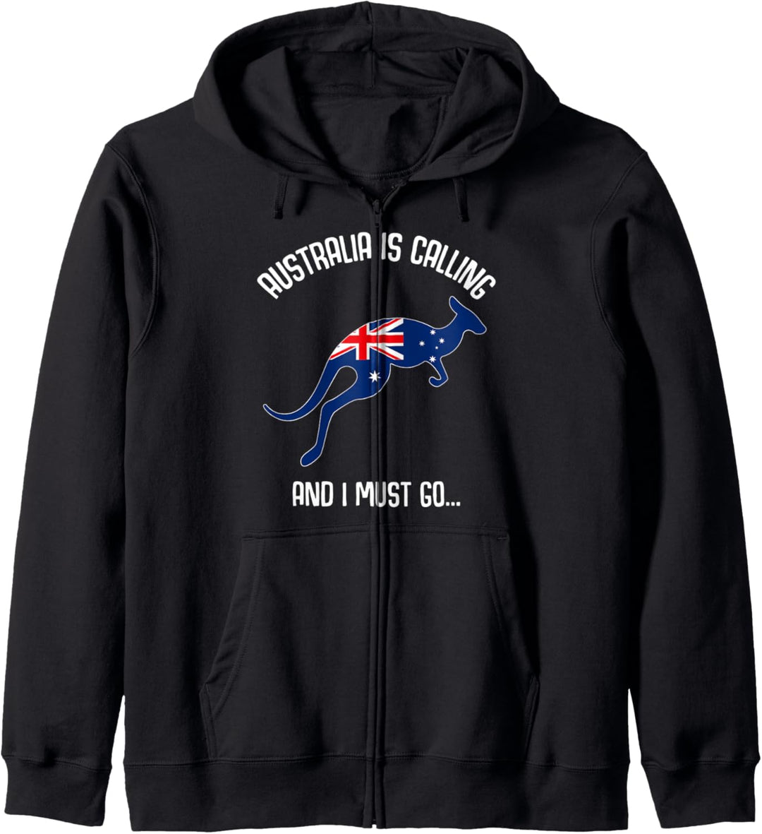 Australien Känguru Australia is calling and I must go... Kapuzenjacke