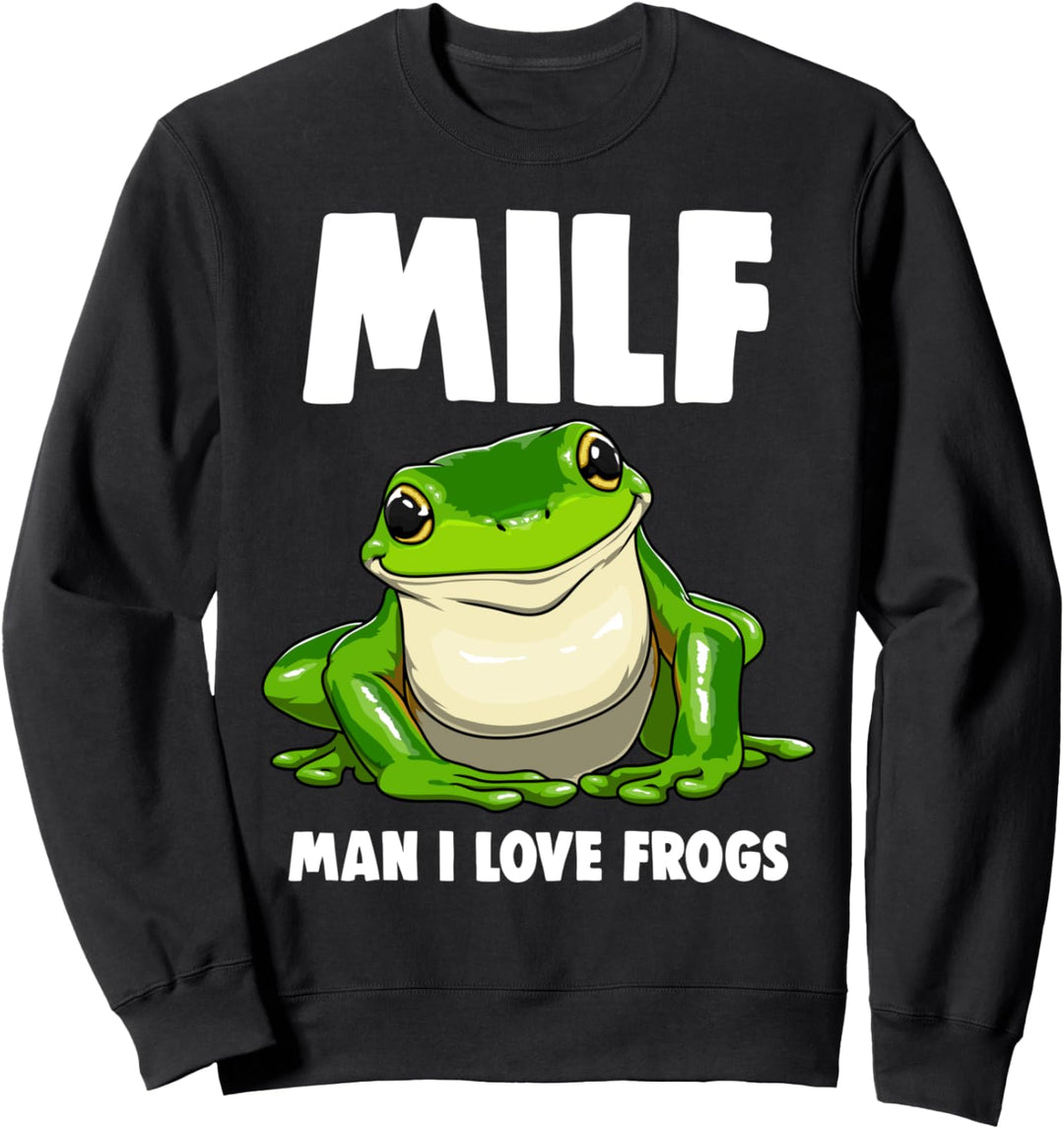 Funny Man I Love Frogs Women Men Cute Sweatshirt