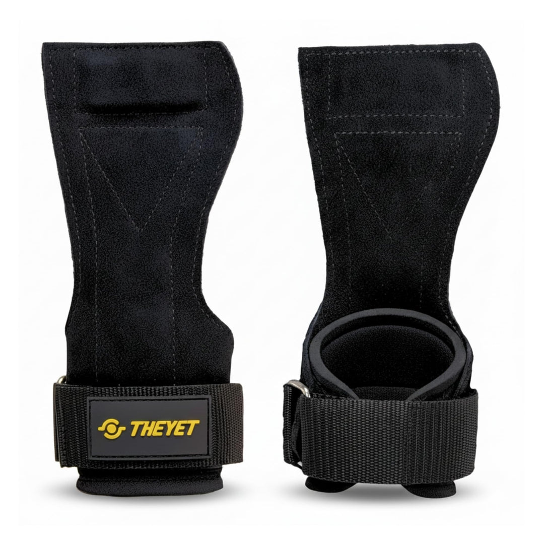 Theyet Crossfit Grips | Fitness Handschuhe Herren und Damen | Lifting Straps mit Handgelenkstütze |