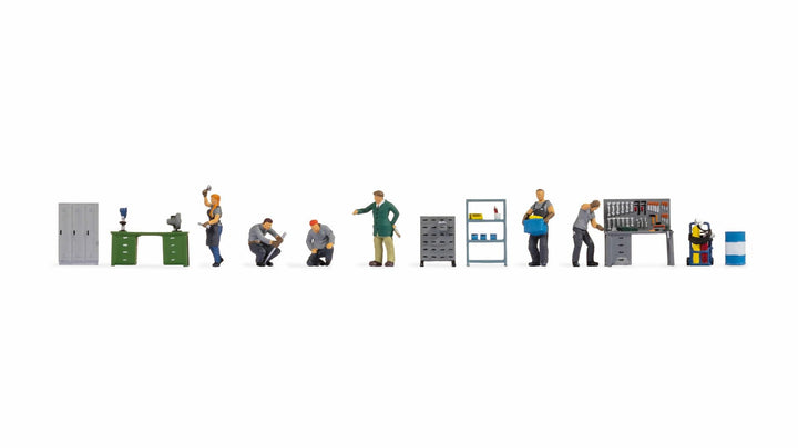 NOCH 16250 Figuren-Themenwelt Werkstatt, Mehrfarbig