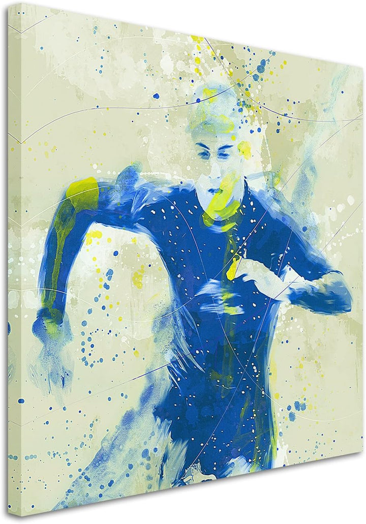 Paul Sinus Art Triathlon 60x60cm SPORTBILDER Splash Art Wandbild Aquarell Art
