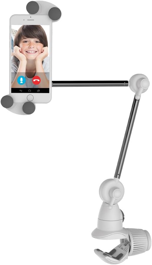 Barkan Tablet Halterung für 4-12 Zoll Geräte, Tragbare Multiposition, 360 Grad drehbare, für iPad, S