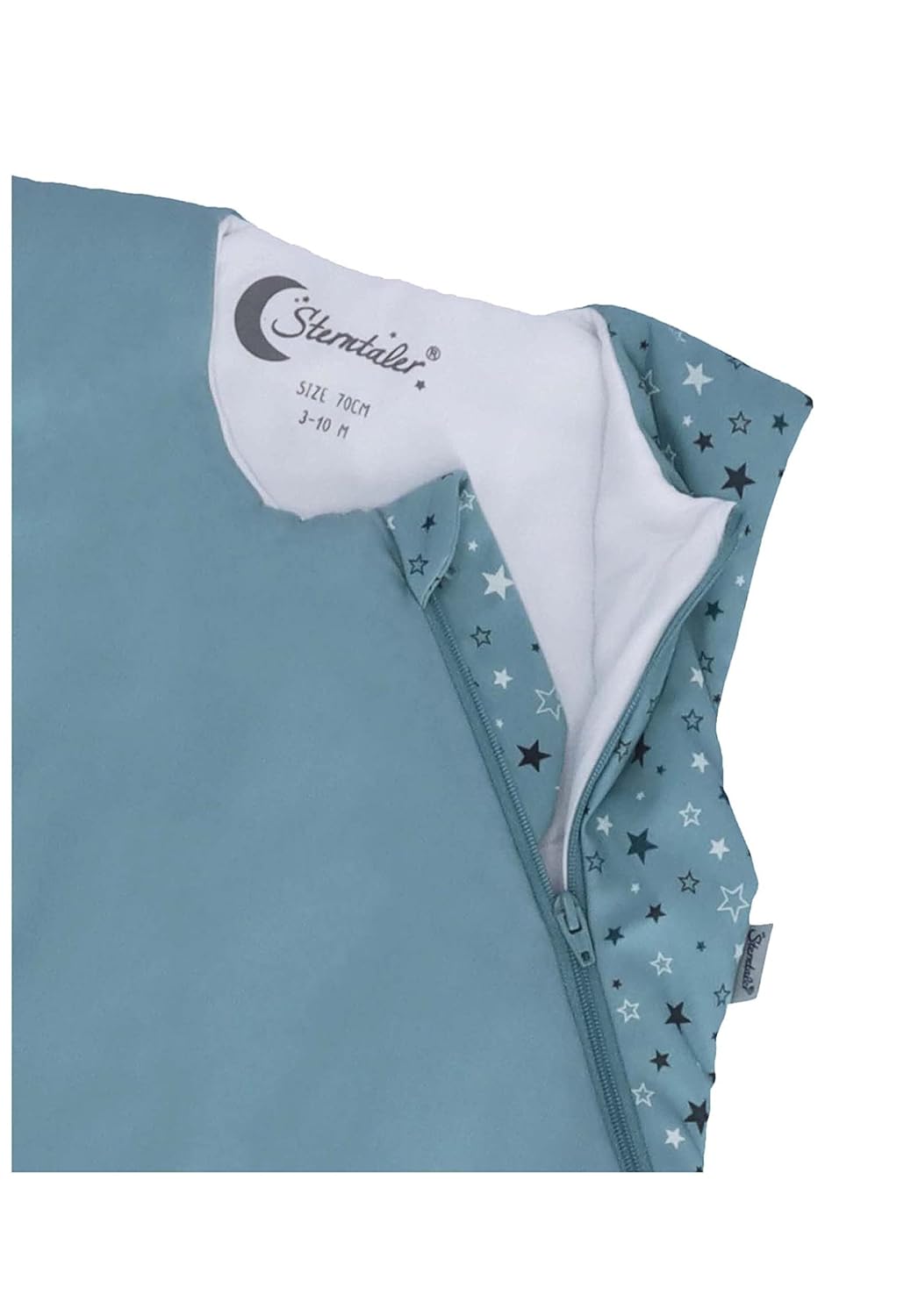 Sterntaler Baby Unisex Schlafsack Baby Funktionsschlafsack 70cm Eisbär Elia - Schlupfsack Baby, Puck