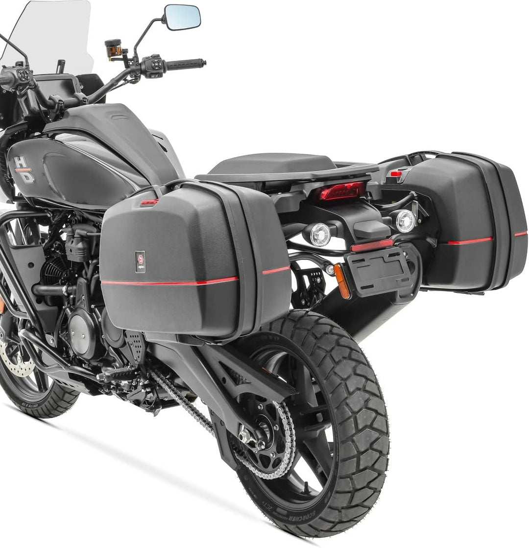 Motorrad Koffer Bagtecs TB8S Seitenkoffer 2x45 Liter + Anbauadapter