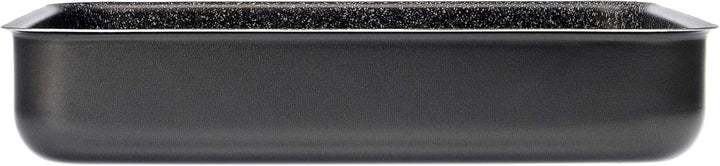 Alluflon Tradition Italien Lasagneform, Aluminium, schwarz, 35 x 25 cm Rettangolare 35x25cm, Rettang