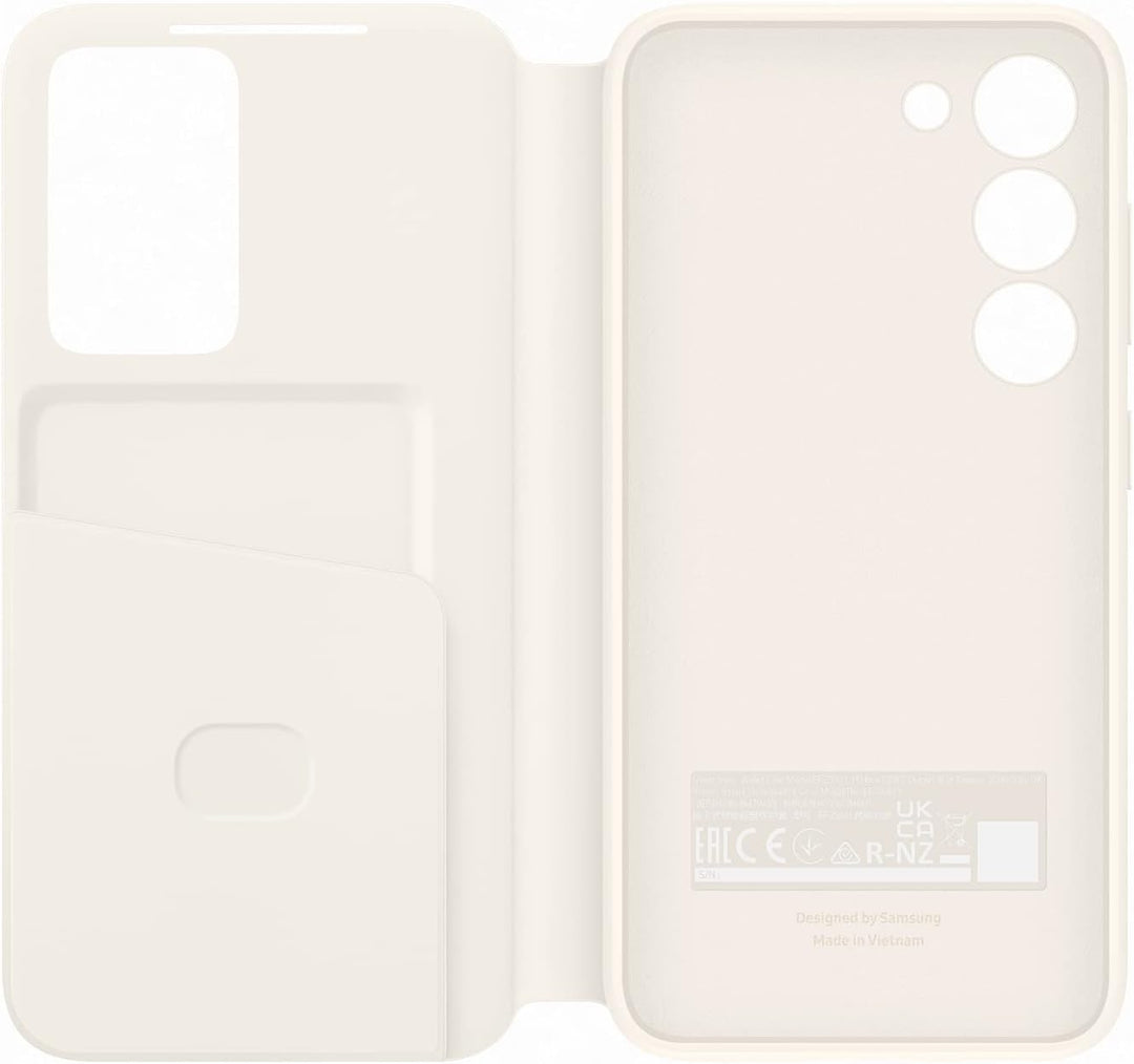 Samsung Smart View Wallet Smartphone Case EF-ZS911 für Galaxy S23, Handy-Hülle, Kartenfach, Sichtfen