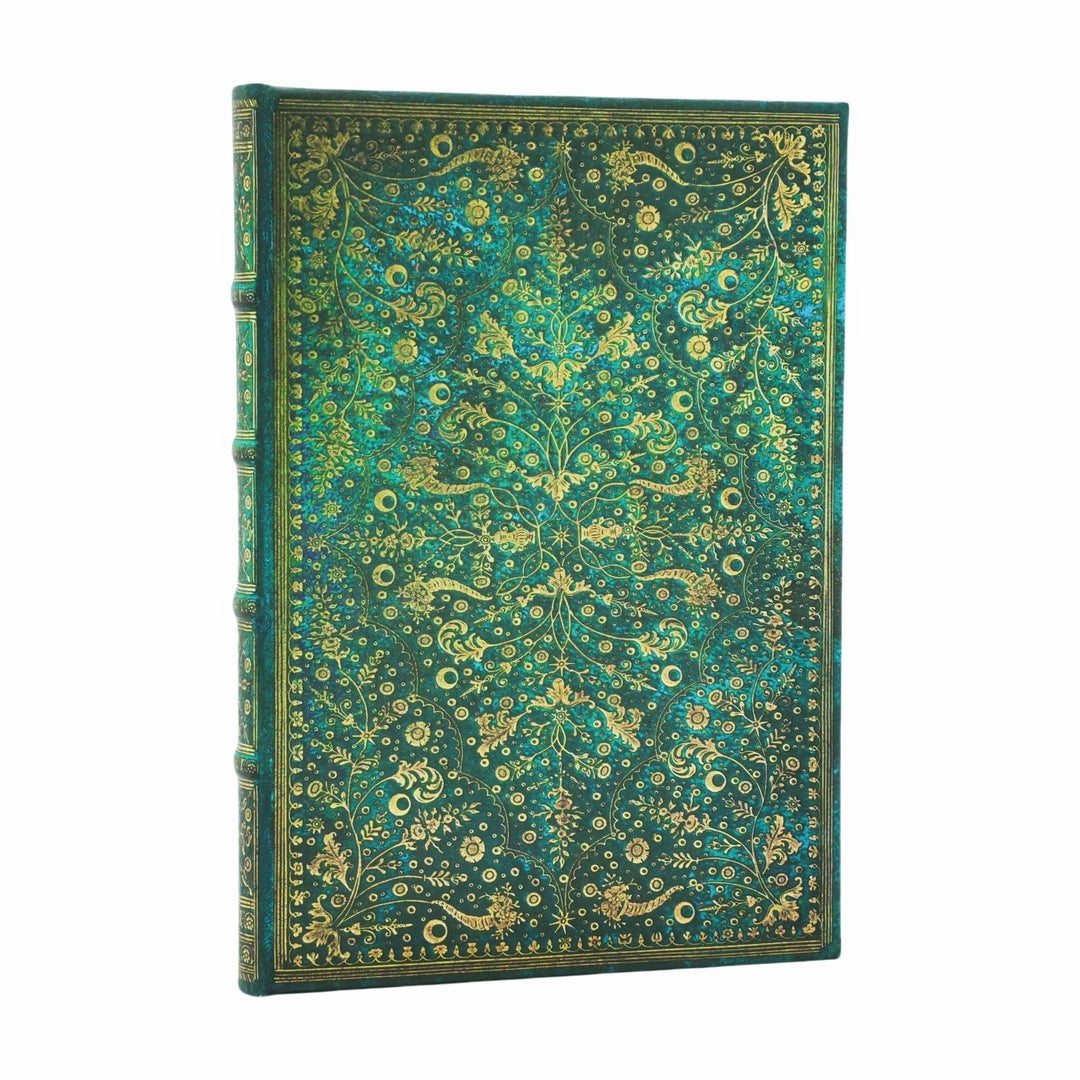 Emerald Flower (Nature’s Grace) Midi Lined Hardcover Journal (Elastic Band Closure), Terminkalender