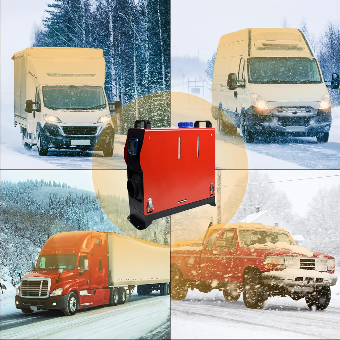 UISEBRT 8KW Standheizung Diesel Lufterhitzer 12V, Air Diesel Heizung Dieselheizung mit Schalldämpfer