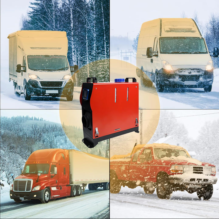 UISEBRT 8KW Standheizung Diesel Lufterhitzer 12V, Air Diesel Heizung Dieselheizung mit Schalldämpfer