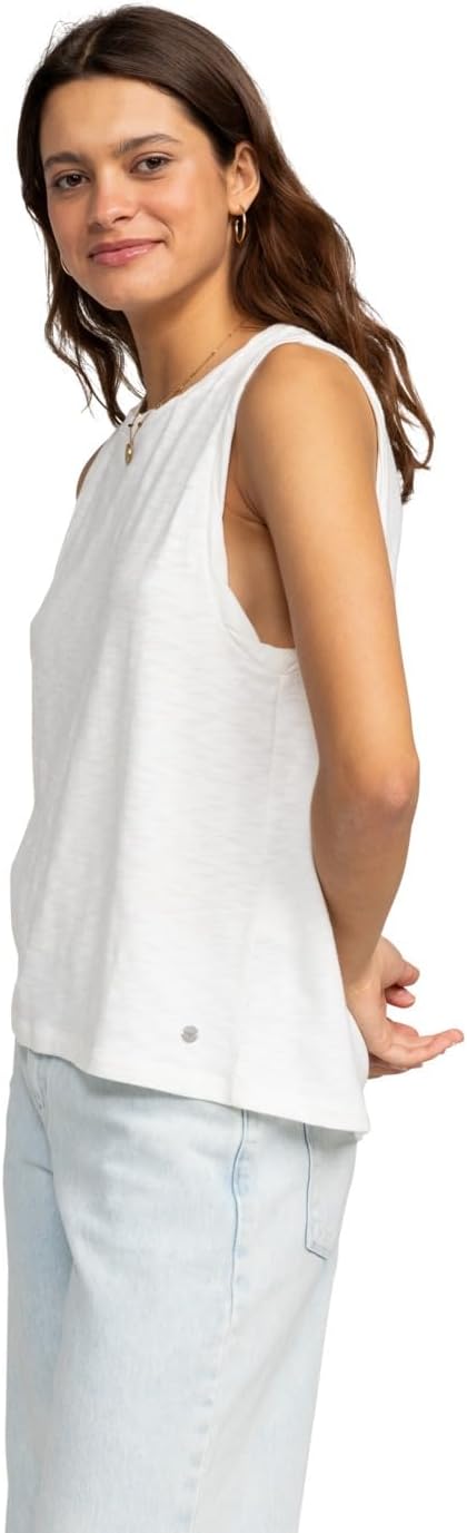 Roxy Damen On The Shoreline Bluse (1er Pack) S Snow White, S Snow White
