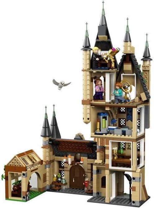 LEGO Harry Potter Astronomieturm auf Schloss Hogwarts, Modell-Spielzeug mit Figuren wie Hermine, Ron