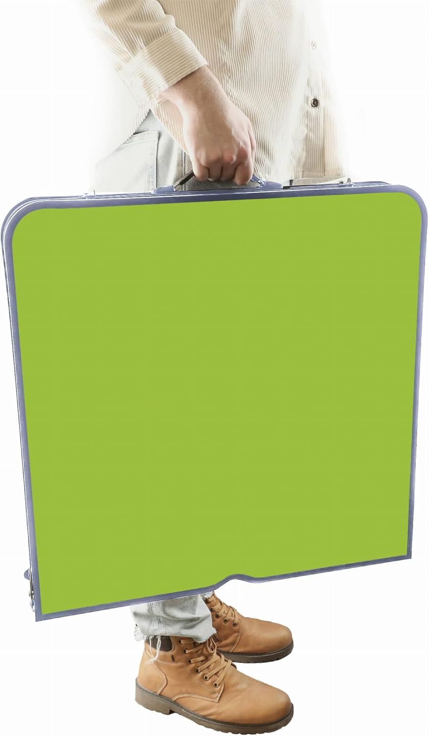 JUMI Klappbarer Campingtisch - Beistelltisch mit 4er Stuhle Set, Klapptisch zum Camping, Multifunkti