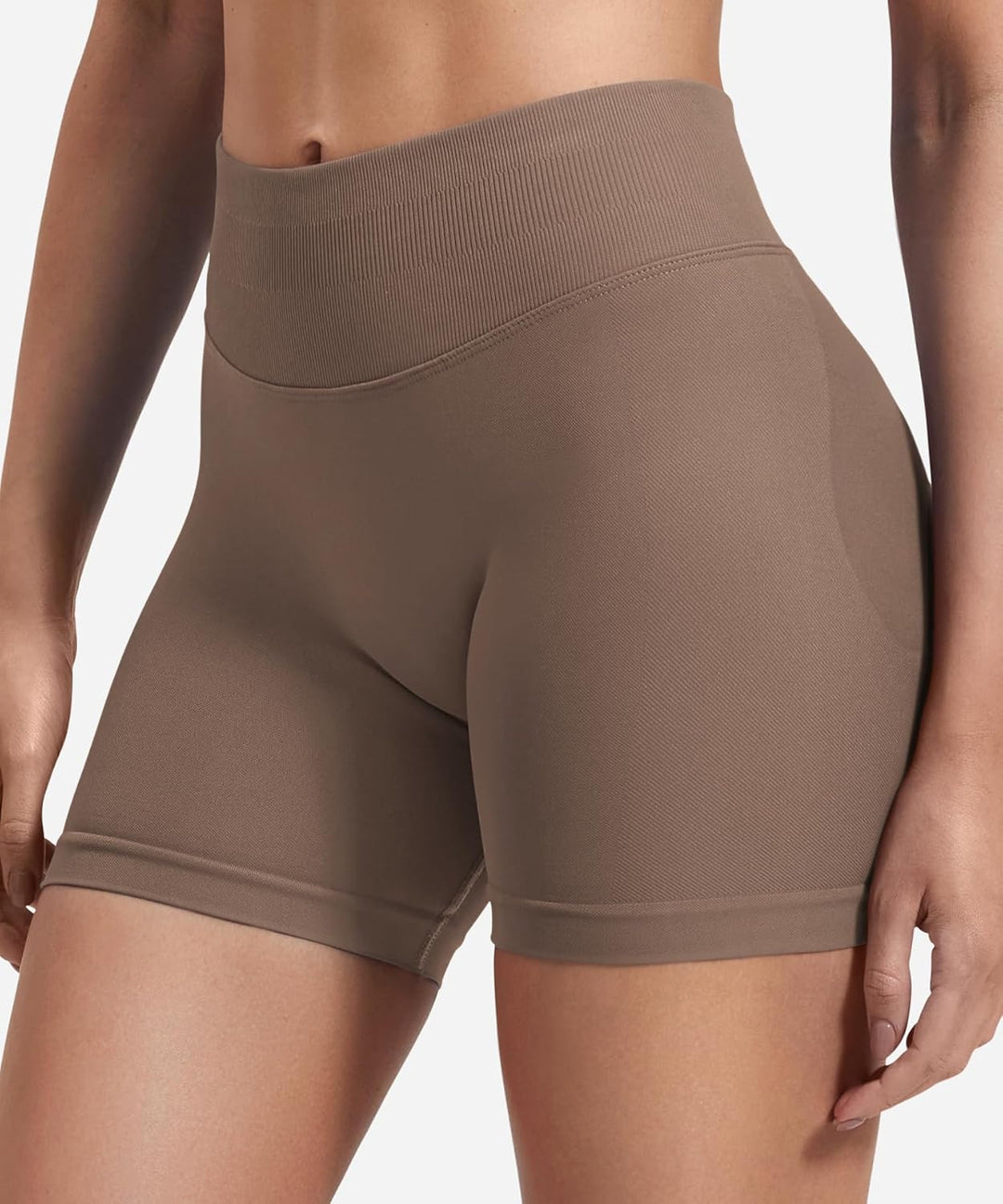 ZAAYO Damen Sport Shorts Hidden Scrunch Workout Auswirkungen Short 4.5 "Scrunch Butt Lifting Gym Sho