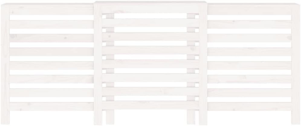 vidaXL Heizkörperverkleidung Lamellen-Design Heizungsabdeckung Heizungsverkleidung Heizung Abdeckung
