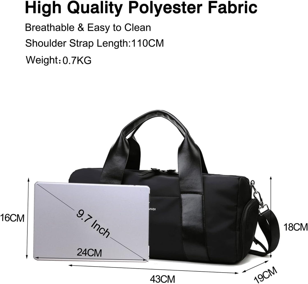 FANDARE Reisetaschen Handgepäck Sporttasche Übernachtung Sporttasche Handtasche Damen Herren Weekend