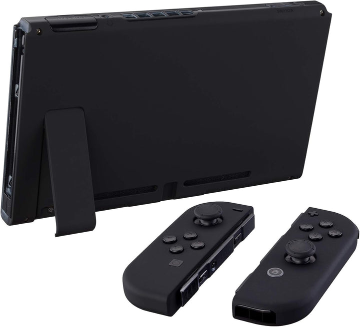 eXtremeRate Hülle Case für Nintendo Switch Joycon/Konsole, Rückgehäuse&amp;Kickstand für Switch Console,