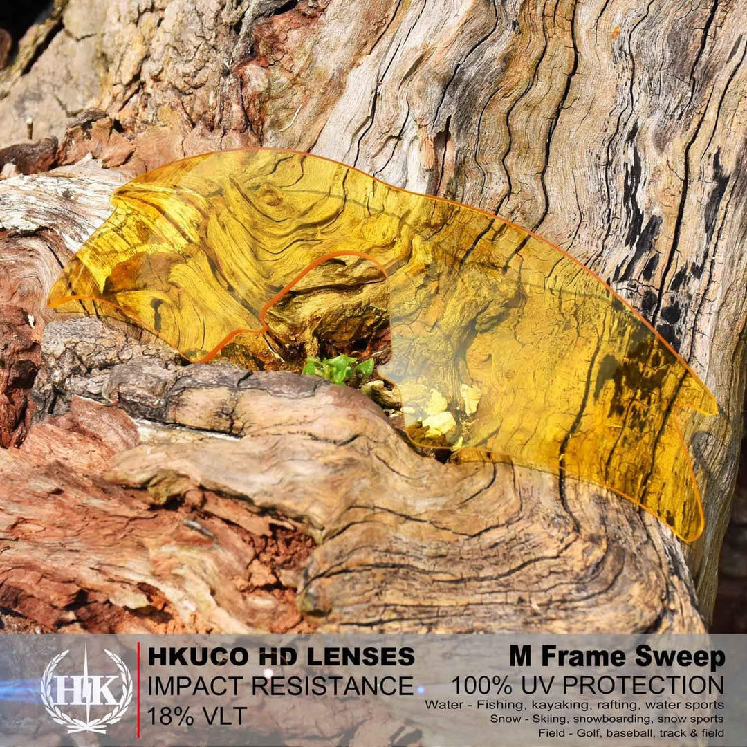 HKUCO Plus Replacement Lenses For Oakley M Frame Sweep Sunglasses