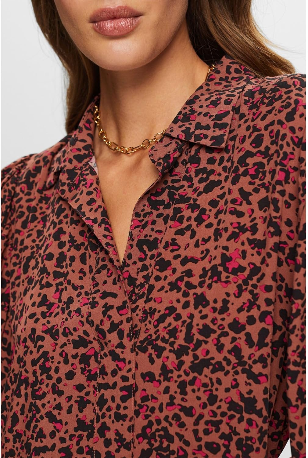 ESPRIT Damen Kleid 32 228/Toffee 4, 32 228/Toffee 4