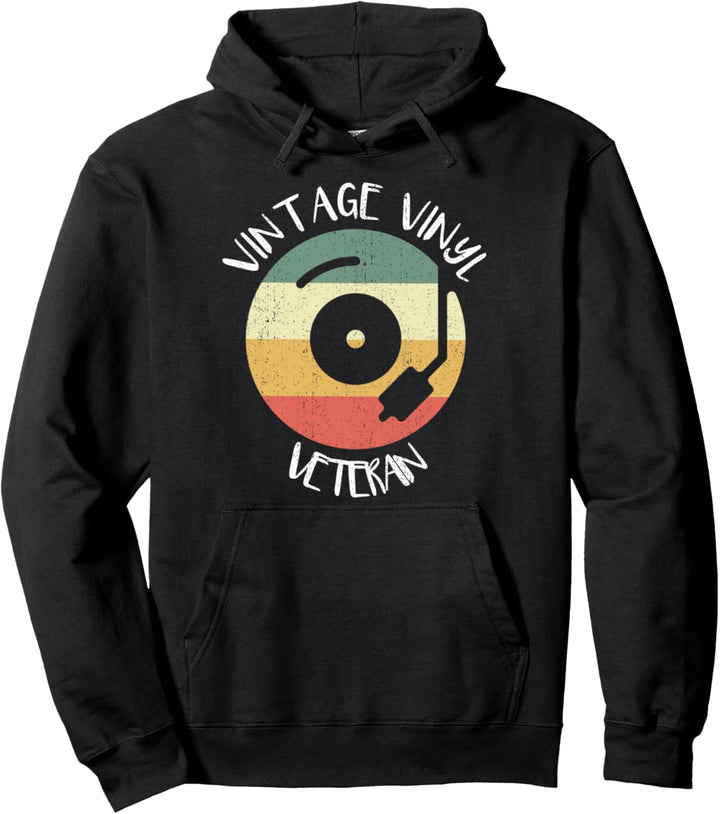 Retro Vinyl LP Plattensammler - Vintage Schallplatte Pullover Hoodie