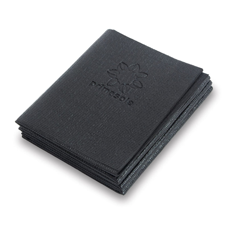 PRIMASOLE Faltbare Yoga-Reise-Pilates-Matte Schwarz, Schwarz