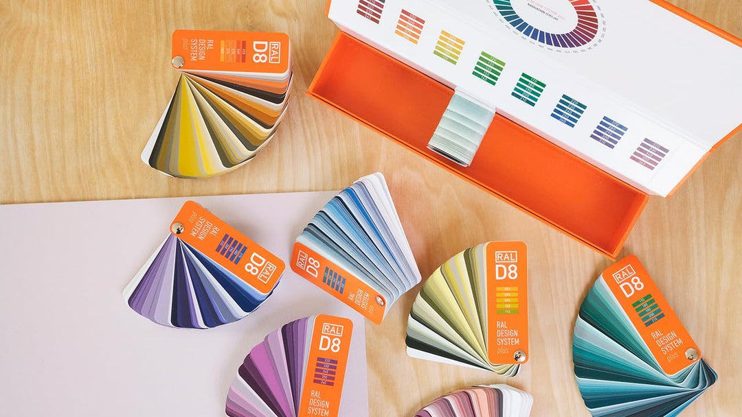 RAL D8 Farbfächer, 1.825 Farbtöne, semi-matt – 8 handliche