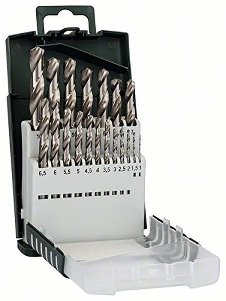 Bosch 19tlg. Metallbohrer-Set HSS-G geschliffen Grip