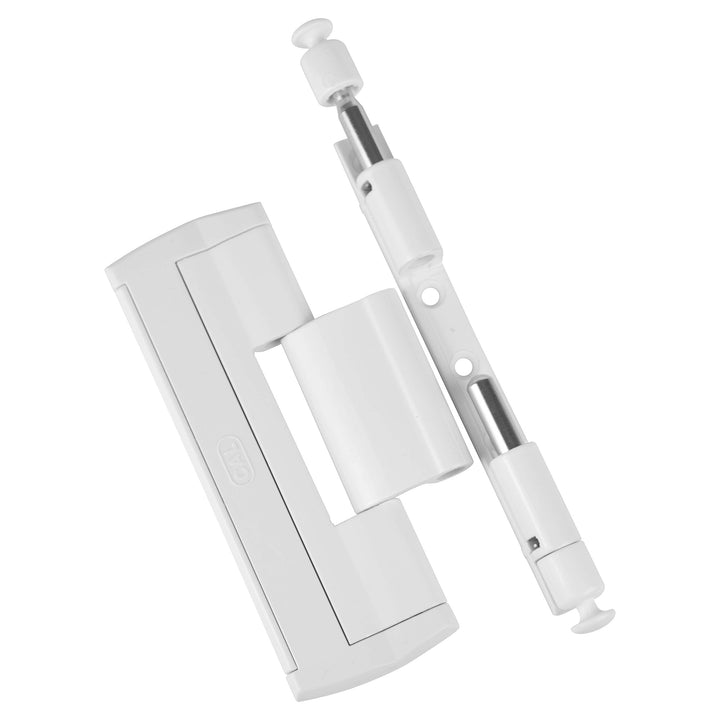 CAL Doublex H – Scharnierseitensicherung Fenstersicherung (weiss) Bandsicherung Türsicherung Aushebe