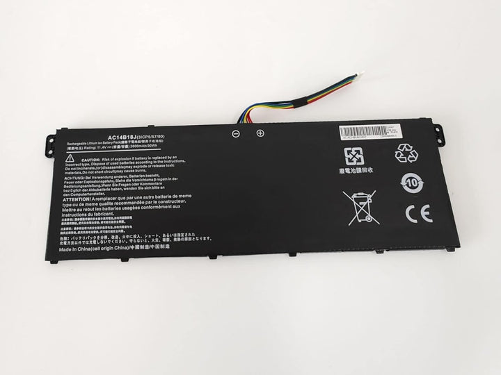 FengWings® AC14B13J AC14B18J Akku 11.4V 2600mAh, Kompatibel mit Acer Chromebook 11 CB3-111 CB5-311 /