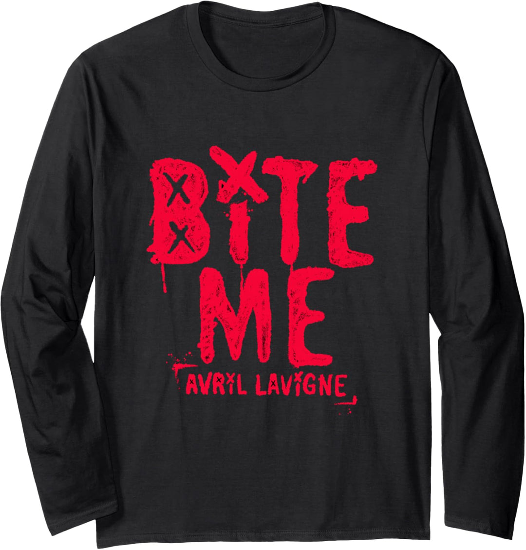 Offizielles Avril Lavigne Red Bite Me Langarmshirt