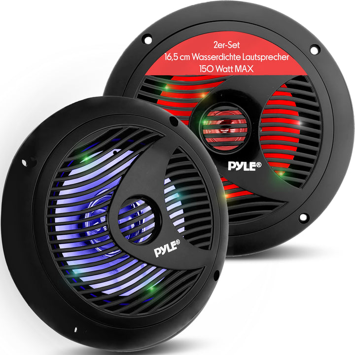 Pyle Outdoor Lautsprecher Boxen– Outdoor Speaker– Outdoor Box Wasserdicht 150W, 2-Wege Lautsprecher