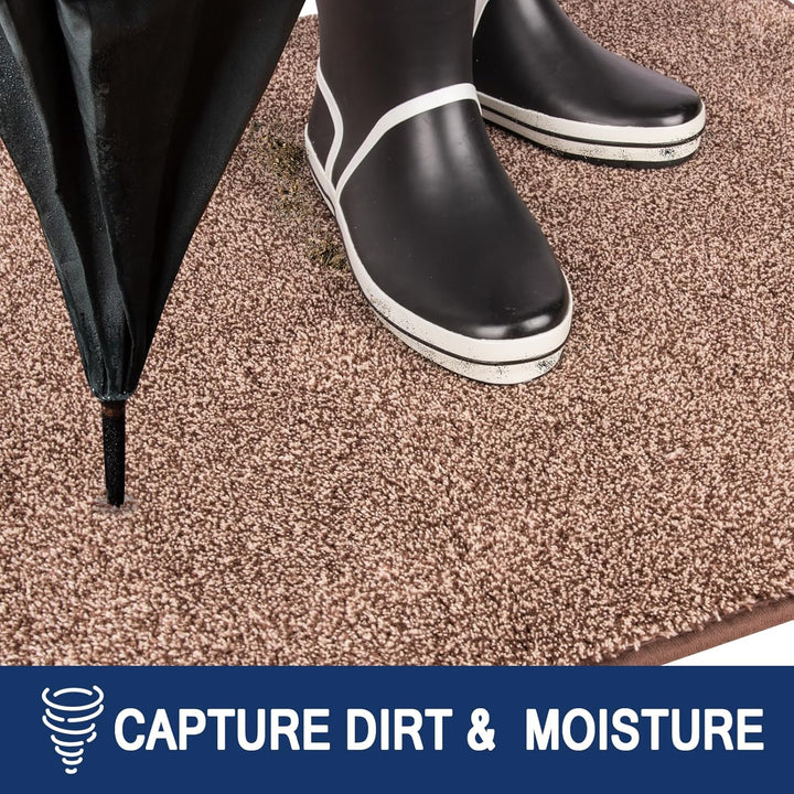 FCSDETAIL Schmutzfangmatte Innen 86 x 150 cm, rutschfeste Maschinenwaschbare Fussmatte, Sauberlaufma