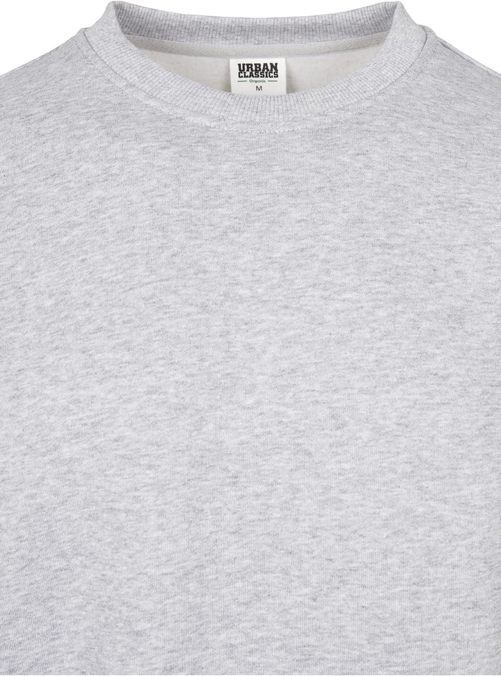 Urban Classics Herren Organic Basic Crew L Grau, L Grau