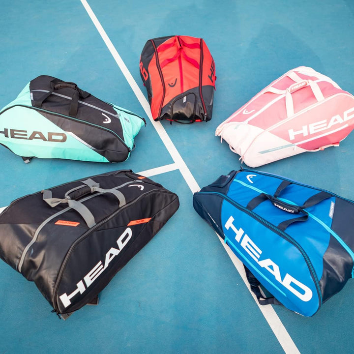 HEAD Tour Team Tennis-Tasche, schwarz, One Size 12R Schwarz/Rot, 12R Schwarz/Rot