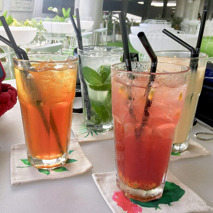 Tebery 6 Stück 400ml Acryl Kunststoff Tumbler Tassen, 14oz Trinkgläser Wassergläser, wiederverwendba