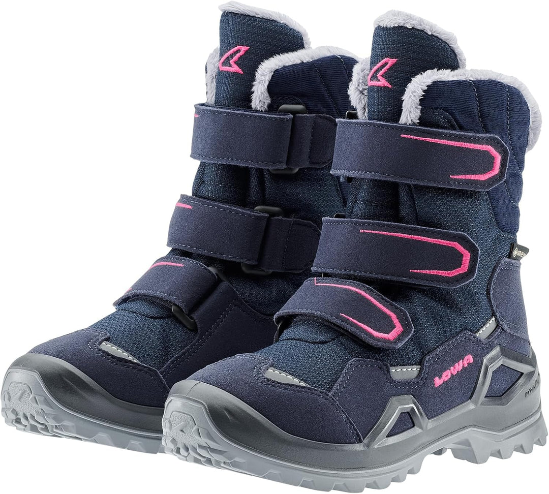 LOWA Stiefel hoch MILO EVO GTX HI JR 25 EU Navy Beere, 25 EU Navy Beere