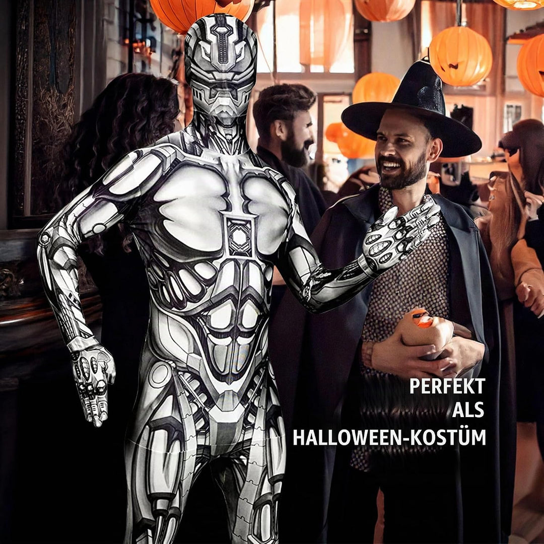 Morphsuits MLMADM Roboter Kostüm Erwachsenenkostüme, M, M Roboter