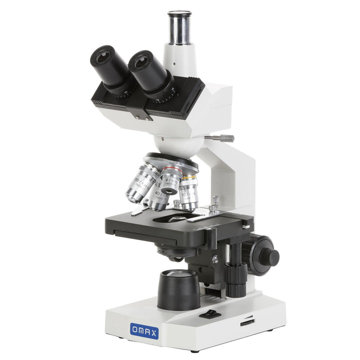 AmScope M83ES OMAX 40X-2000X Labor Trinocular Biological Compound LED-Mikroskop mit mechanischem Dop