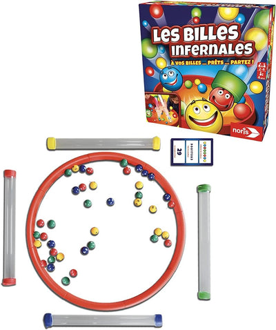 Simba - Les Billes Infernales – Gesellschaftsspiel – 2 bis 4 Spieler – 3 Schwierigkeitsstufen – ab 4