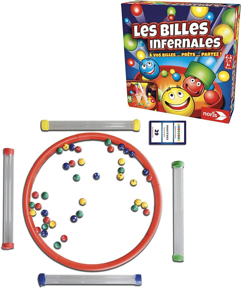 Simba - Les Billes Infernales – Gesellschaftsspiel – 2 bis 4 Spieler – 3 Schwierigkeitsstufen – ab 4