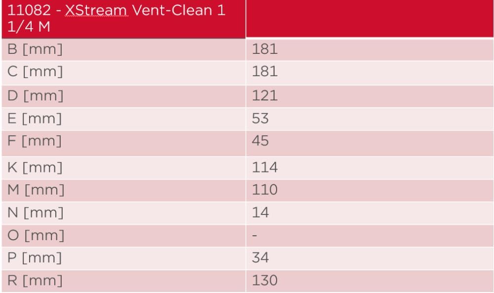 Flamco XStream Vent-Clean G 1 1/4" M Luftabscheider und Schlammabscheider für Heizung- 11082 1¼ M Me
