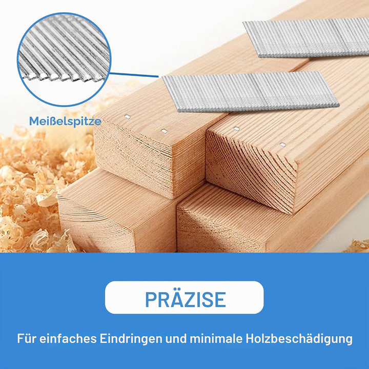 meite Gewinkelte Stauchkopfnägel, 16G / 64 mm, 20 Grad verzinkt – gewinkelte Nägel für Druckluftnagl