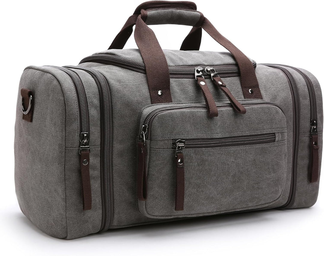 DORRISO Mode Herren Reisetasche Grosse Kapazität Erweiterbar Sporttasche 40L Elegant Handgepäck Tasc