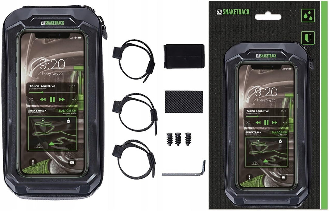 FOREVER Handyhalterung Fahrrad Wasserdicht - Fahrradtasche Rahmen mit Smartphone Fahrrad Handyhalter
