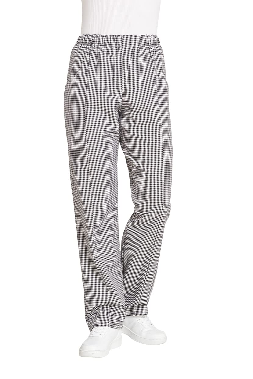 Leiber Kochhose schwarz/weiss Grösse S