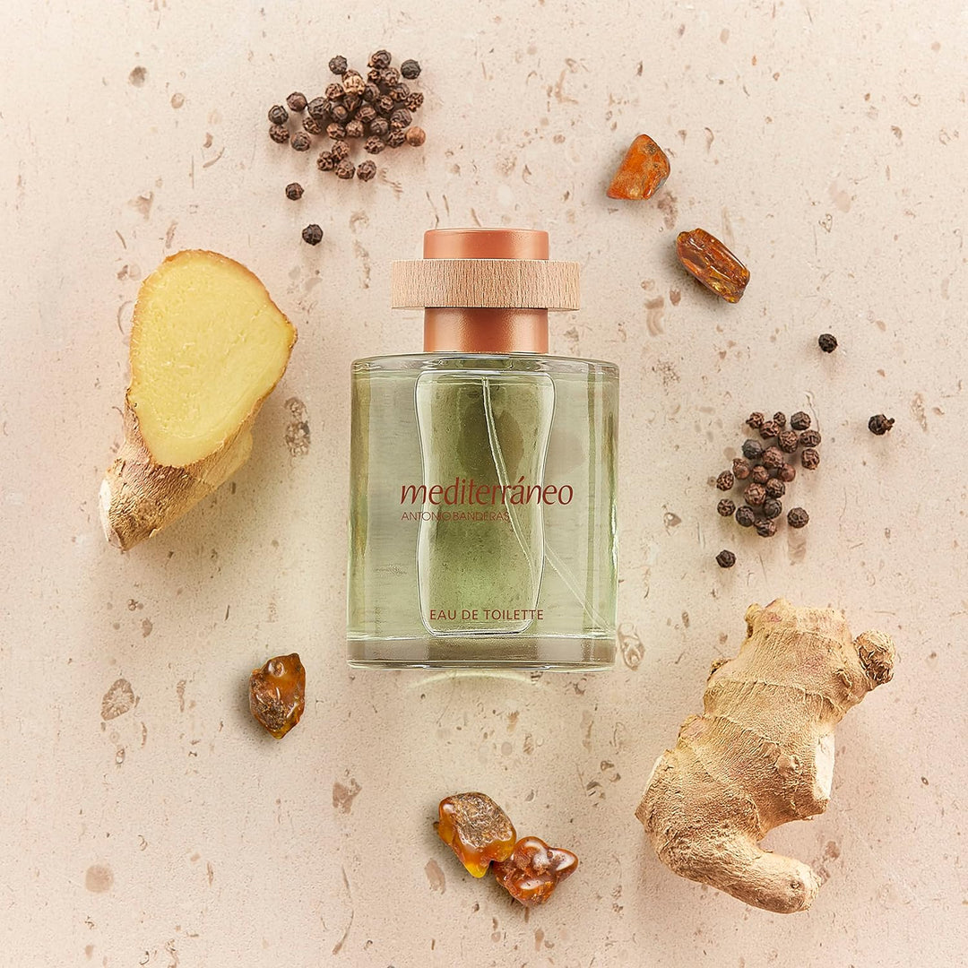 Antonio Banderas Parfums - Mediterráneo, Eau de Toilette Spray für Männer, Frisch, Energisch und Hel