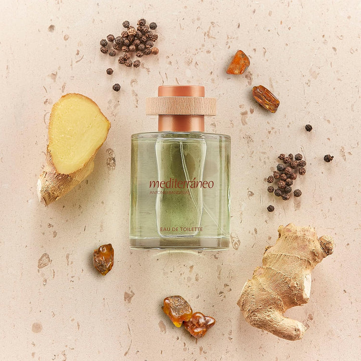 Antonio Banderas Parfums - Mediterráneo, Eau de Toilette Spray für Männer, Frisch, Energisch und Hel