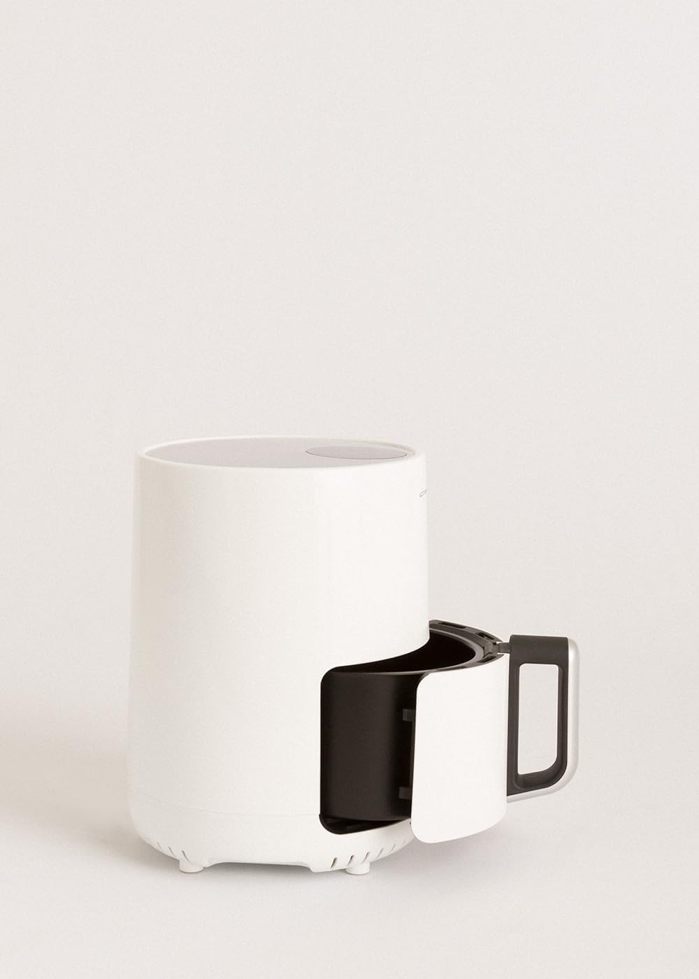 CREATE/FRYER AIR/Heissluftfritteuse 1.5L Weiss/Antihaft-Korb, Temperaturwähler 80–200°, automatische